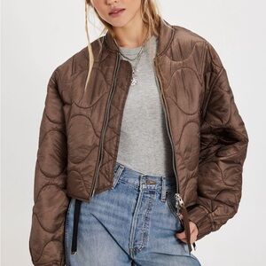 Agolde x Shoreditch ski club Iona Quilted jacket